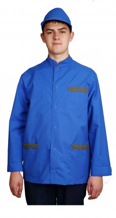 Комплект мужской для продавца, мод.5-33-20 (куртка+ головной убор)